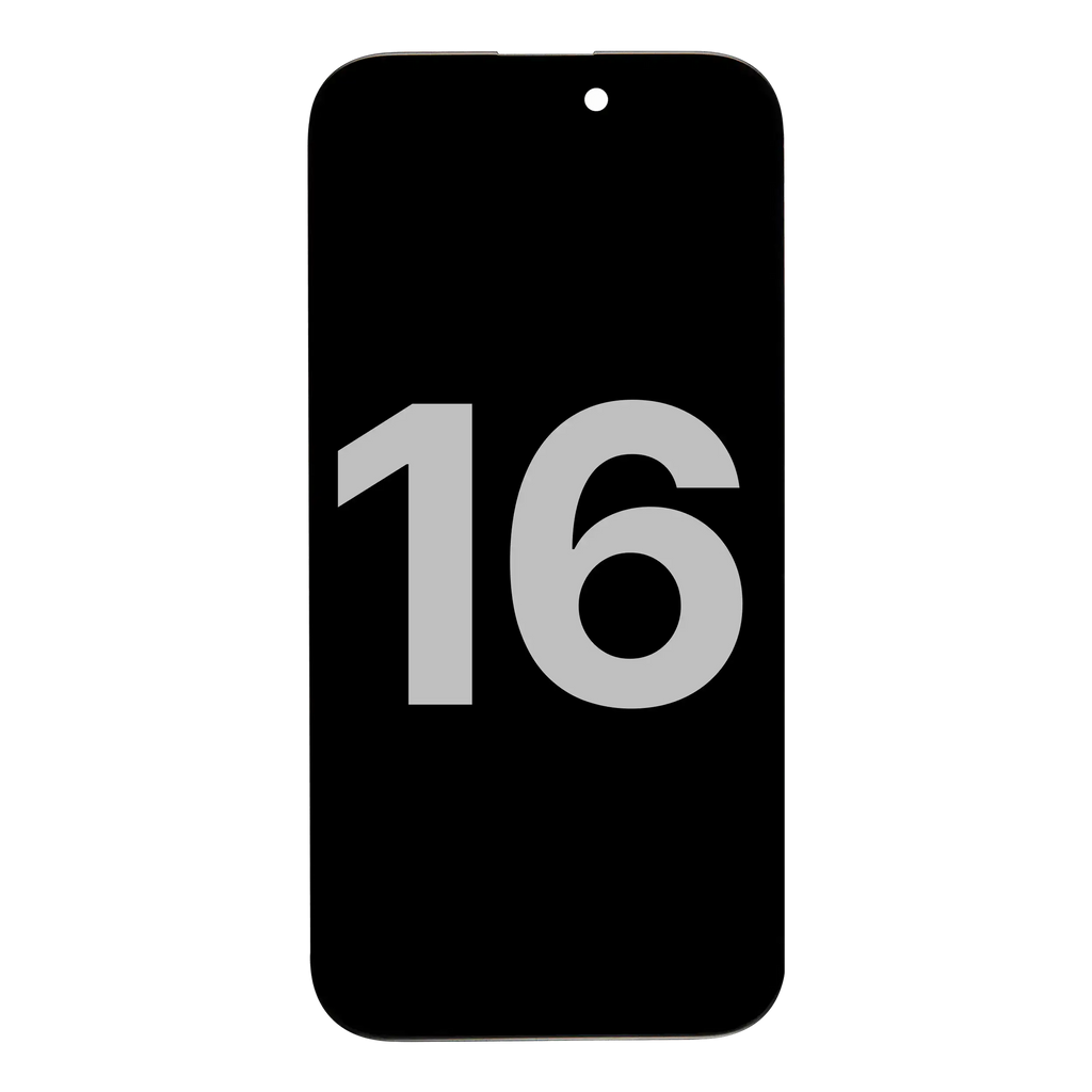 OLED Assembly Compatible For iPhone 16 with Light Sensor Flex Cable (Used OEM Pull: Grade A) - view 1