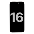 OLED Assembly Compatible For iPhone 16 with Light Sensor Flex Cable (Used OEM Pull: Grade A) - view 1