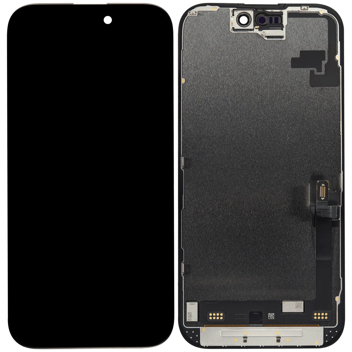 OLED Assembly Compatible For iPhone 16 with Light Sensor Flex Cable (Used OEM Pull: Grade A) - view 2